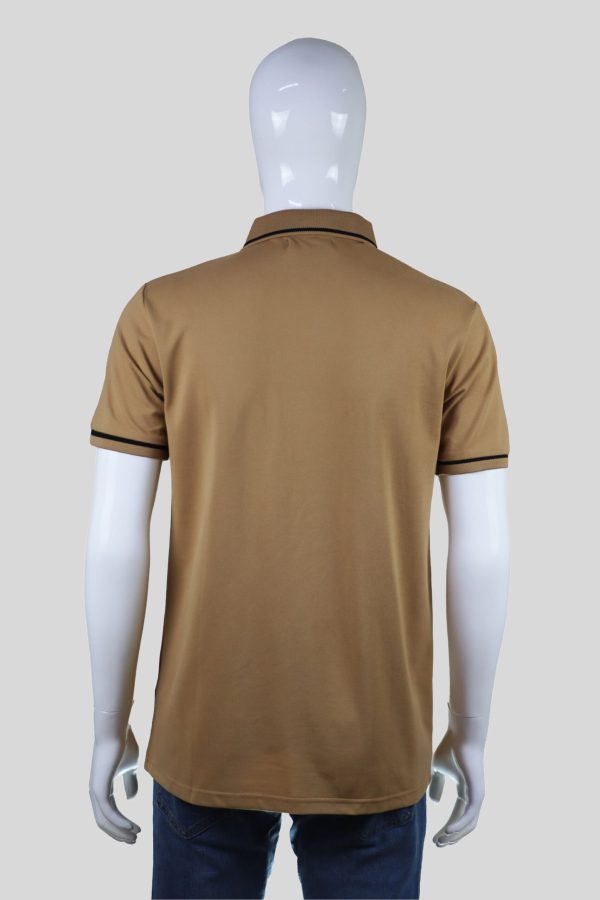 Beige- Men Polo T-shirt Calvin Klein  Brand - Image 2